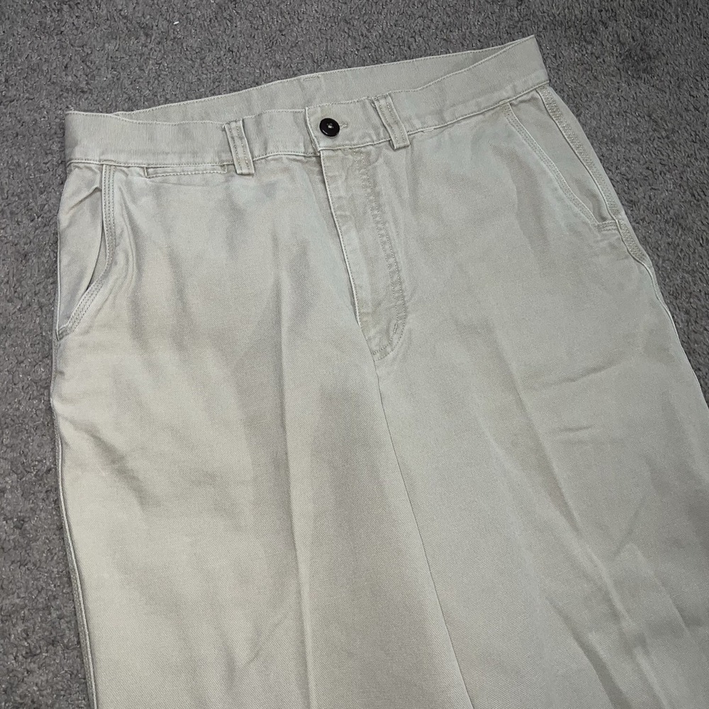 Patagonia Duck Pants Mens 34x34 Beige Canvas Chino Straight Leg